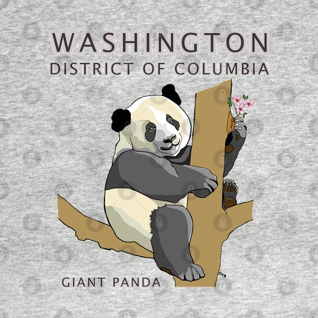 Washington, District of Columbia - state symbols - Giant Panda by cfmacomber